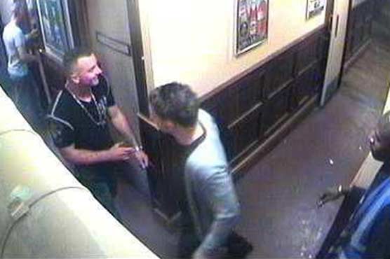 Man beating doorman caught on camera