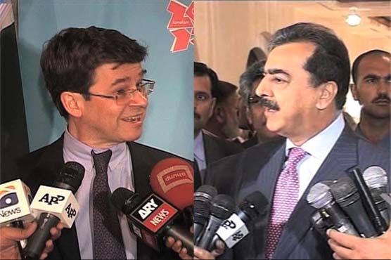 Gilani called UK diplomat, fearing coup: official