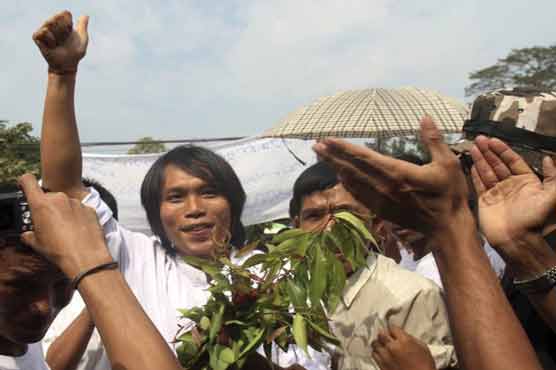 Myanmar frees 302 political prisoners