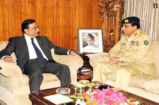 President Zardari, COAS Gen Kayani hold meeting