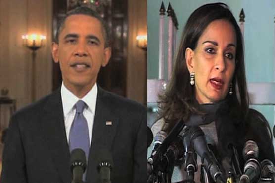 Sherry Rehman meets Obama, present credentials