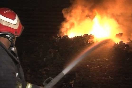 Faisalabad: Fesco transformer workshop caught fire