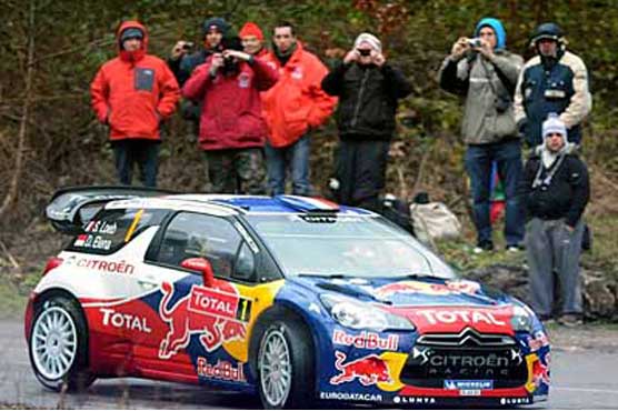 Loeb wins fourth stage of Monte Carlo Rally