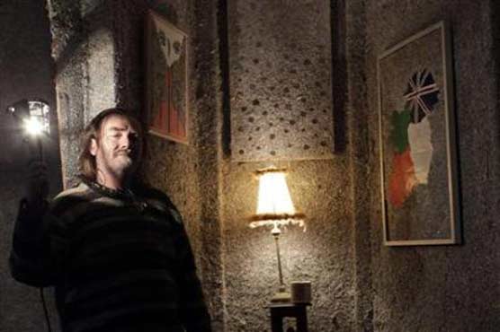 A home of shredded Euro notes