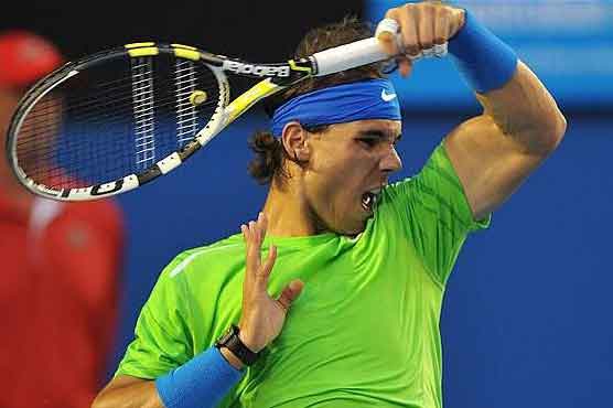 Tennis: Nadal edges first set in Open final