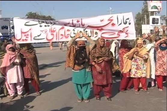  Faisalabad: survivors protest over minor missing