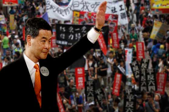 Protests as Hong Kong marks 15 years under China