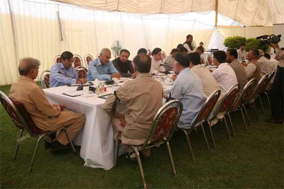 Shahbaz vows to sit in tent office till end to loadshedding