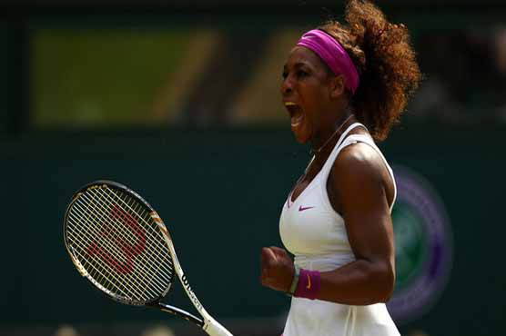 Serena smashes into Wimbledon final 