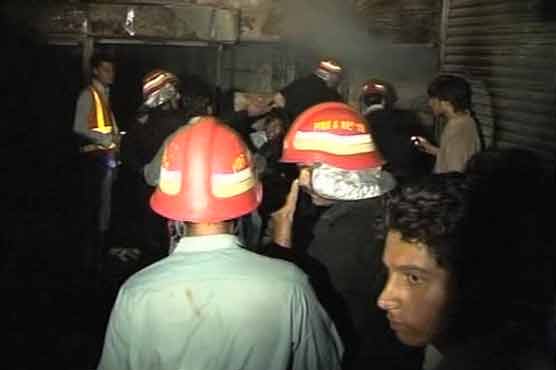 Islamabad: Several shops gutted in Al-Habib Market fire