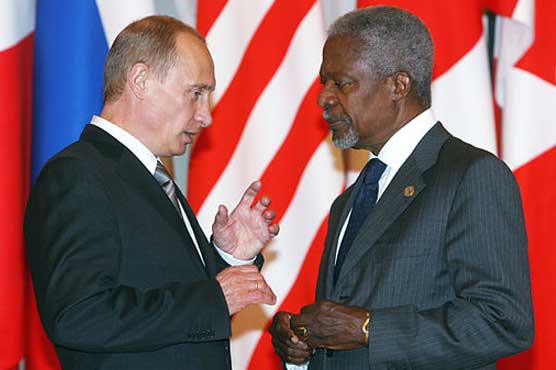 Russia's Putin to meet Annan for Syria talks 