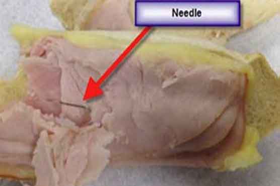 Needles found in food on four Delta flights 