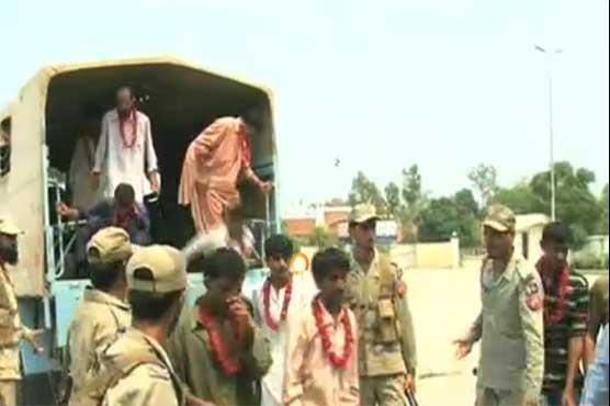 19 Pakistanis released out of Indian jails