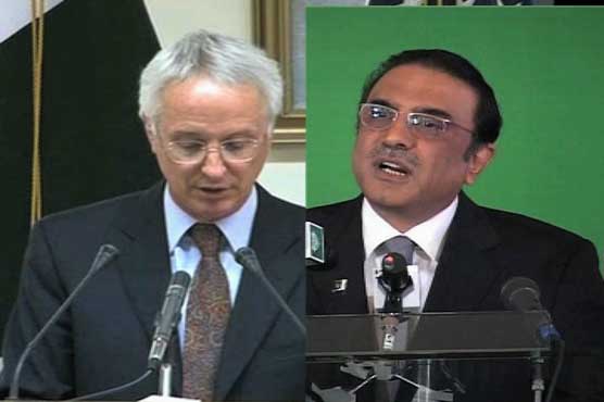 Munter pays farewell visit to Zardari