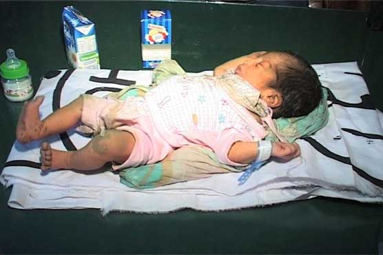 2-day-old baby girl found from Lahore