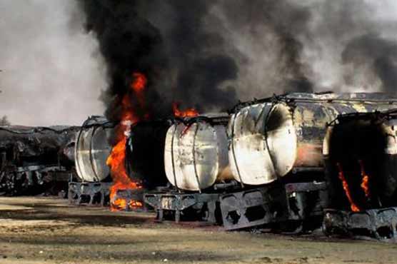 22 NATO supply trucks destroyed in Afghanistan