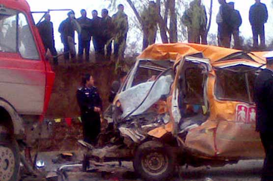 7-year sentence for school boss in China bus crash 