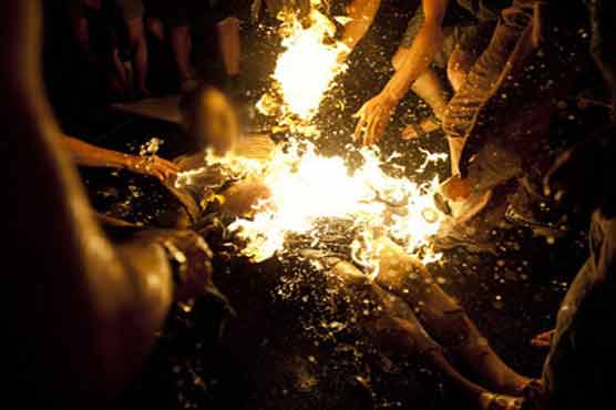 Israeli war veteran sets himself alight 