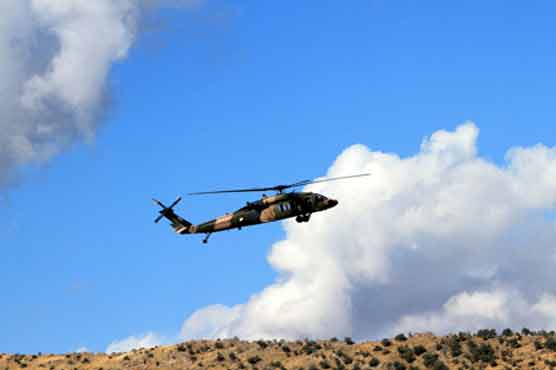 Turkish army helicopter crashes 