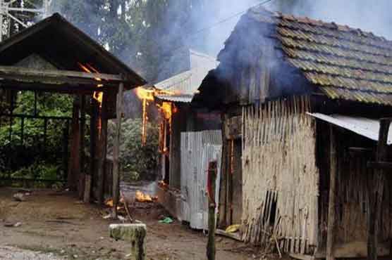 80 homes burned in northeast India clashes