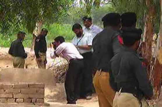  Samples taken from stoning victim