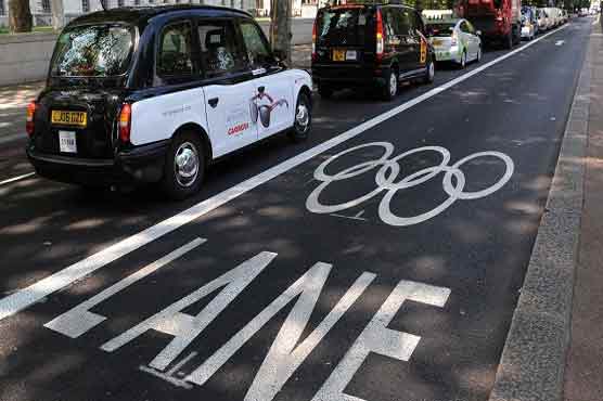 London cabbies nudged out by Olympic VIP traffic 