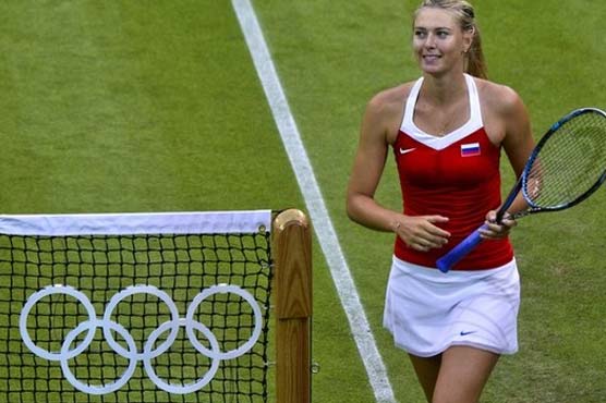 Sharapova wins Olympic debut indoors