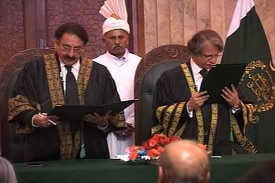 Justice Azmat Saeed takes oath as permanent SC judge