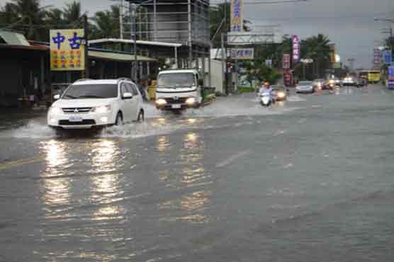 Flash floods in Taiwan, 3,000 evacuated