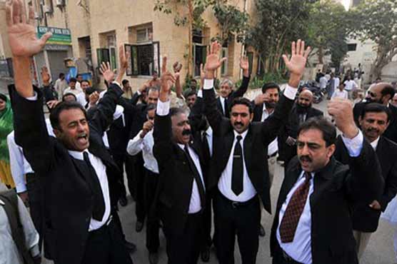 Lawyers strike over Riaz remarks in twin cities