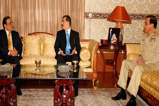 President, PM, Army Chief meet at Presidency