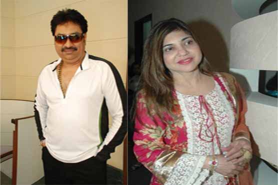 Kumar Sanu, Alka Yagnik visit Mehdi Hassans grave