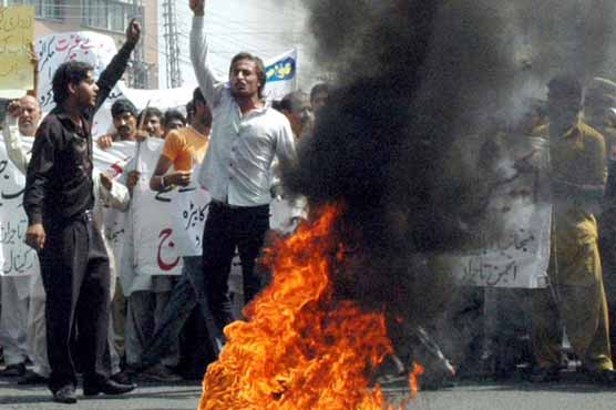 Masses protest energy crisis across Punjab