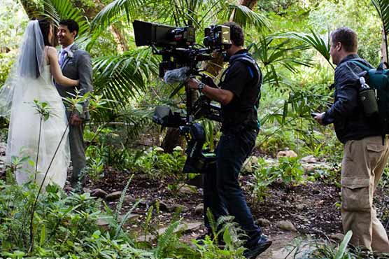 First ever wedding video shot with 3D technology