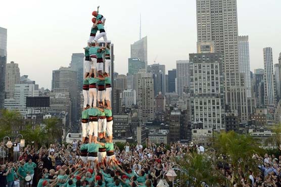 Human Tower group makes its New York debut