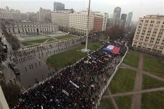 Chile's student protesters urge educational reform