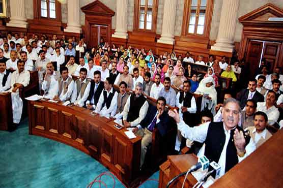 Shahbaz shows up in Punjab Assembly at last