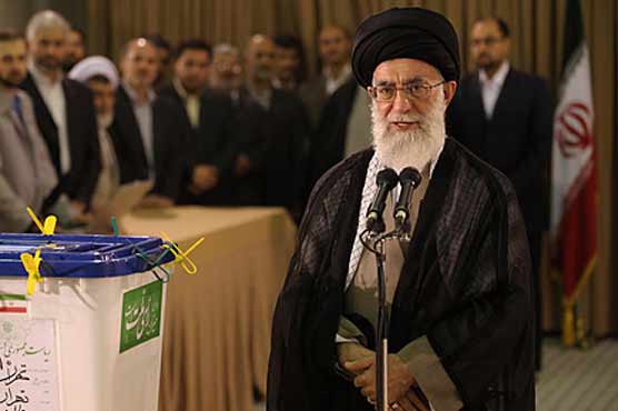 Iran's top leader urges high turnout in elections