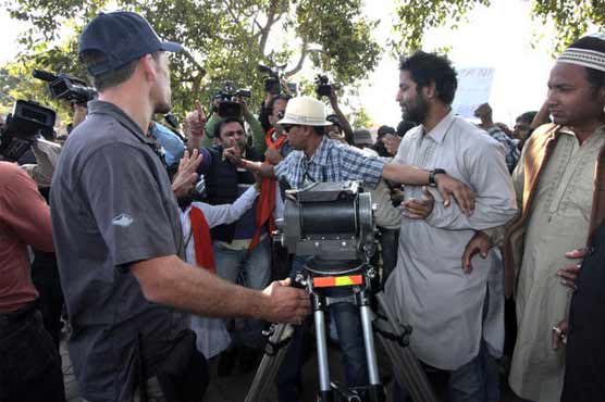 Hindus protest bin Laden film shoot in north India