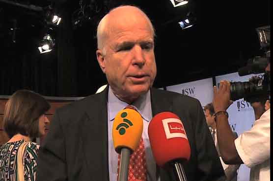 McCain calls for US air strikes on Syrian forces