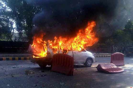 Indian journalist held in New Dehli bomb attack