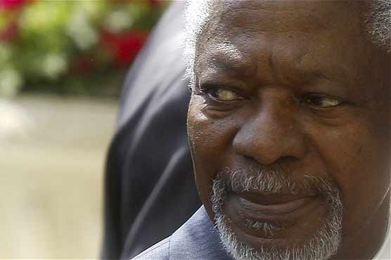Kofi Annan arrives in Syria on peace mission