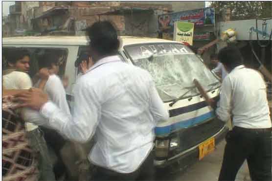 Students hit back at vandalising transporters in Gwala
