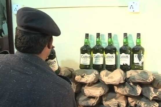 Karachi: Huge quantity of liquor recovered