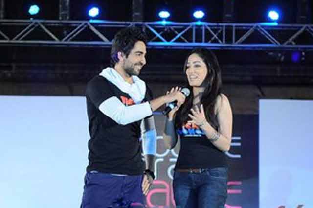 Promoting Vicky Donor with Couture for Cause