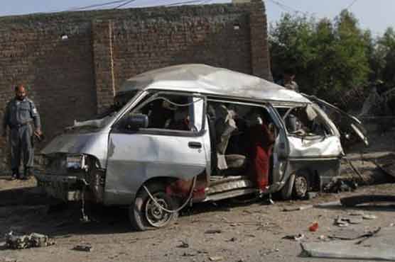 13 killed in a roadside blast in Afghanistan