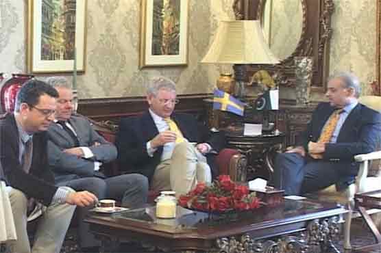 Shahbaz offers investment to Swedish FM