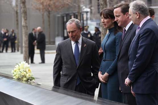 Cameron visits NYs World Trade Center
