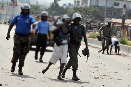 Guinea security forces tear gas opposition rally
