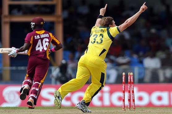 West Indies wins toss vs. Australia, as rain falls